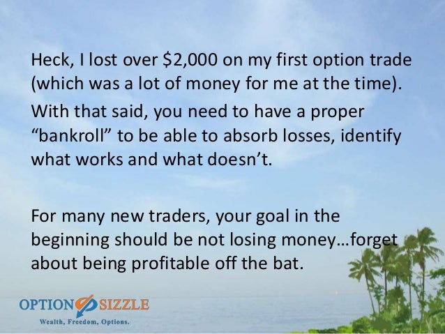 Option traders lose money