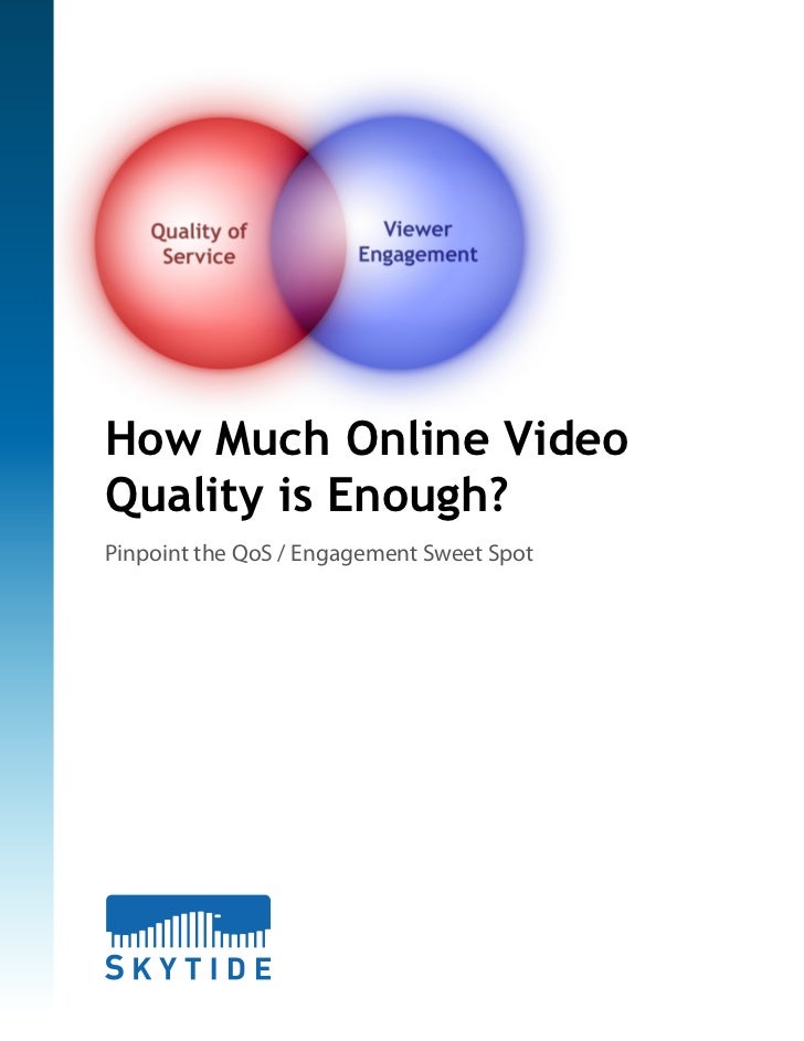 How Much Online Video Quality Is Enough 