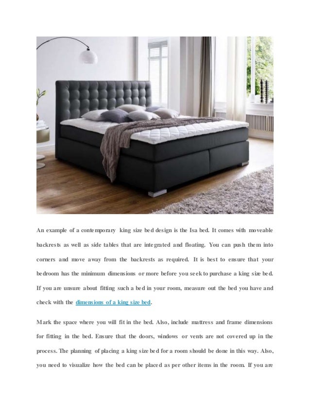 How Much Space Do You Need For A King Size Bed