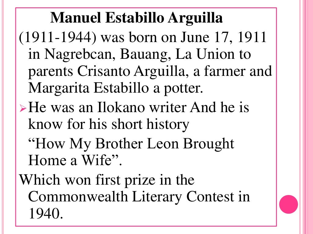 How my brother leon brought a wife full story pdf image