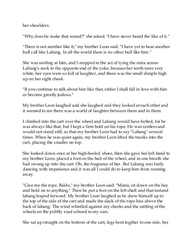 conclusion of how my brother leon brought home a wife Nothing can destroy the faith and strength of the people of the philippines -mel u, november 10, 2013- comments welcome how my brother leon brought home a wife by manuel arguilla (1940, 8 pages. conclusion of how my brother leon brought home a wife Nothing can destroy the faith and strength of the people of the philippines -mel u, november 10, 2013- comments welcome how my brother leon brought home a wife by manuel arguilla (1940, 8 pages.