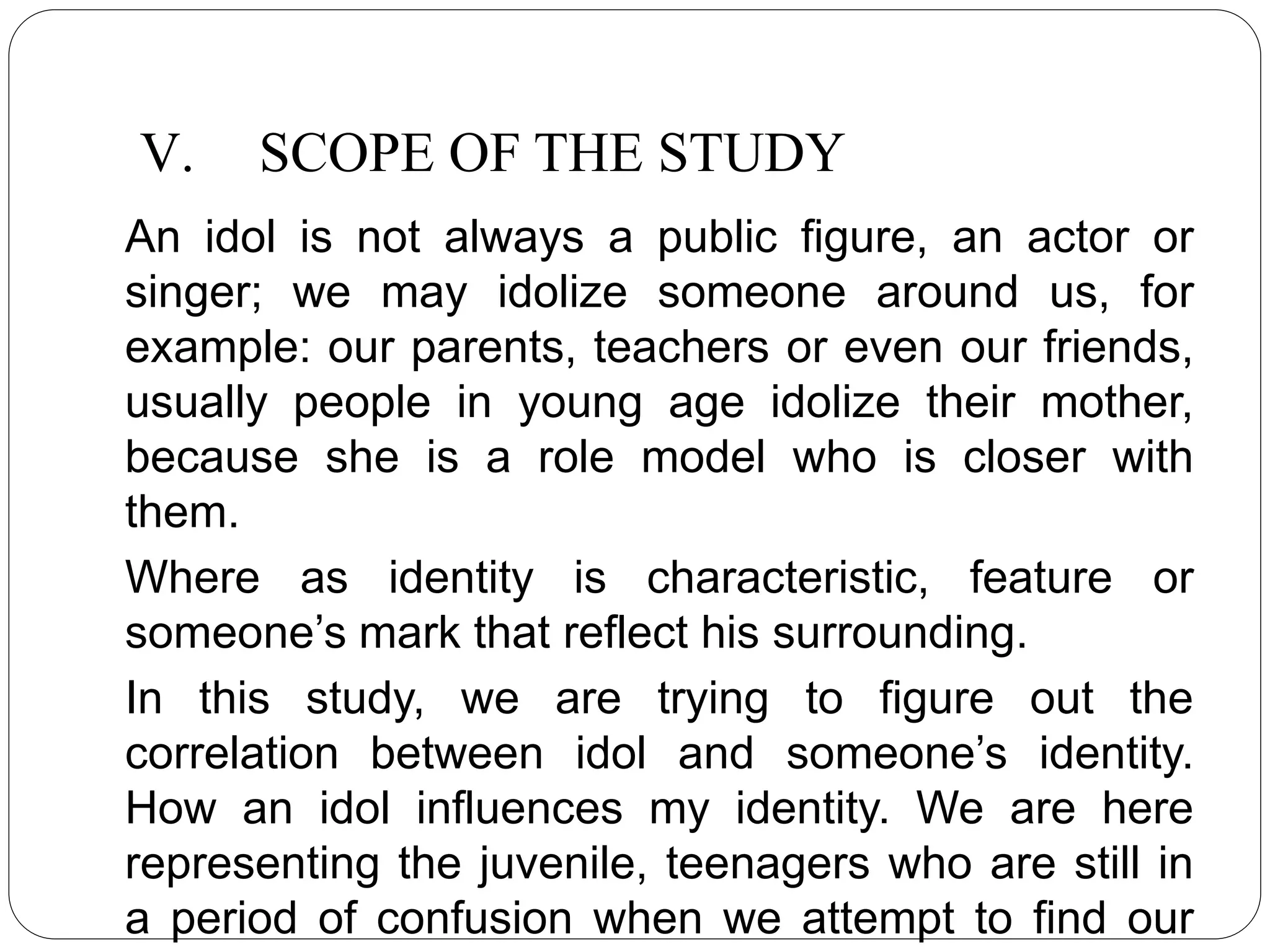 HOW MY IDOL INFLUNCES MY IDENTITY.pptx