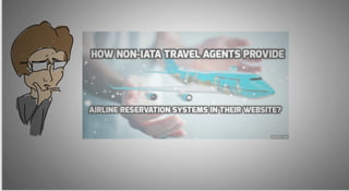 How non iata travel agents provide airline reservation systems in their website