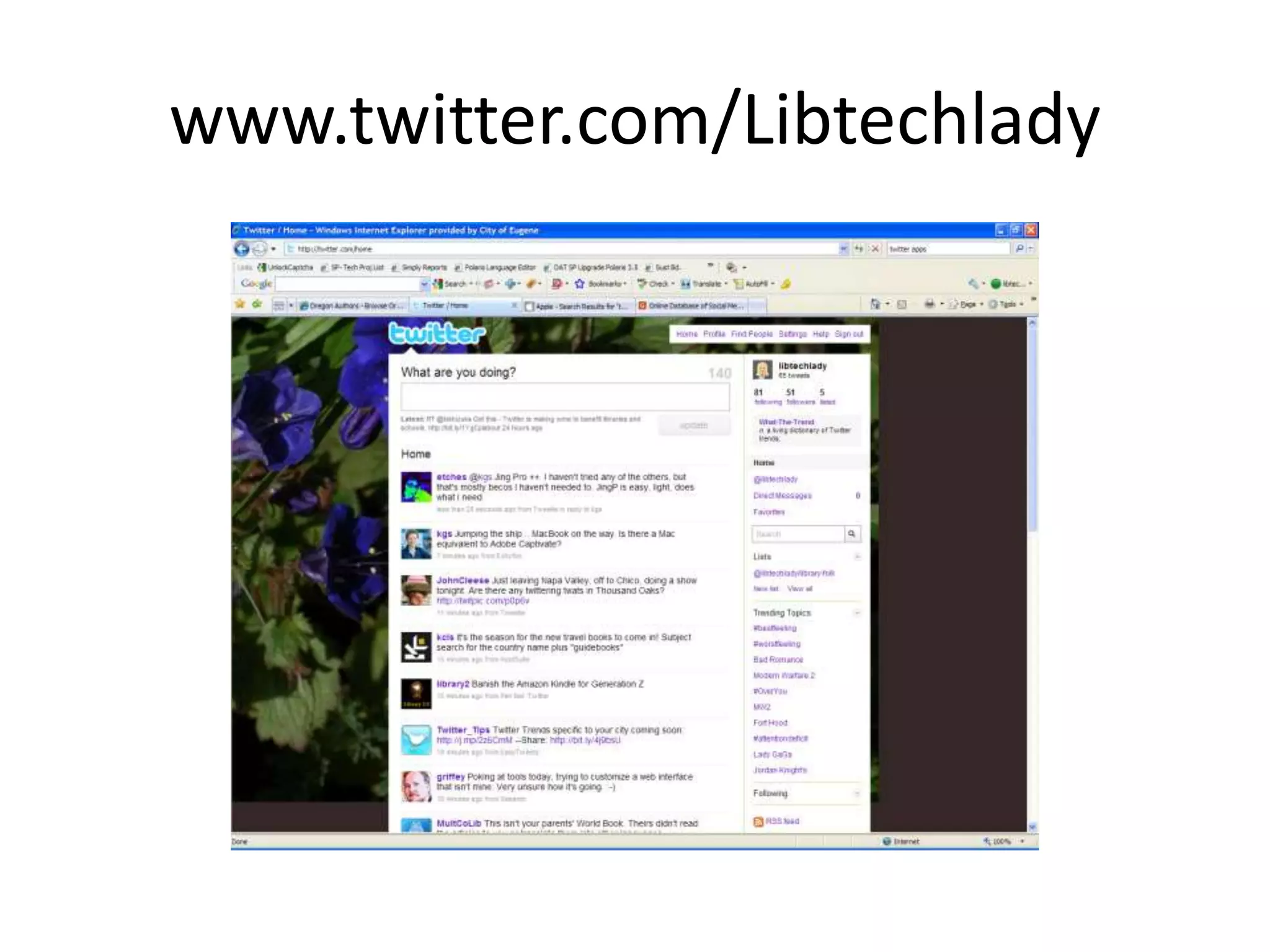 www.twitter.com/Libtechlady
 