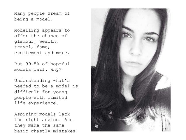 how not to become a model why become a model