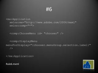How Not To Code Flex Applications