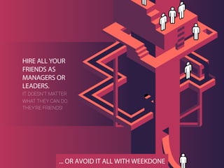 How NOT to Run Your Company – Lessons Learned