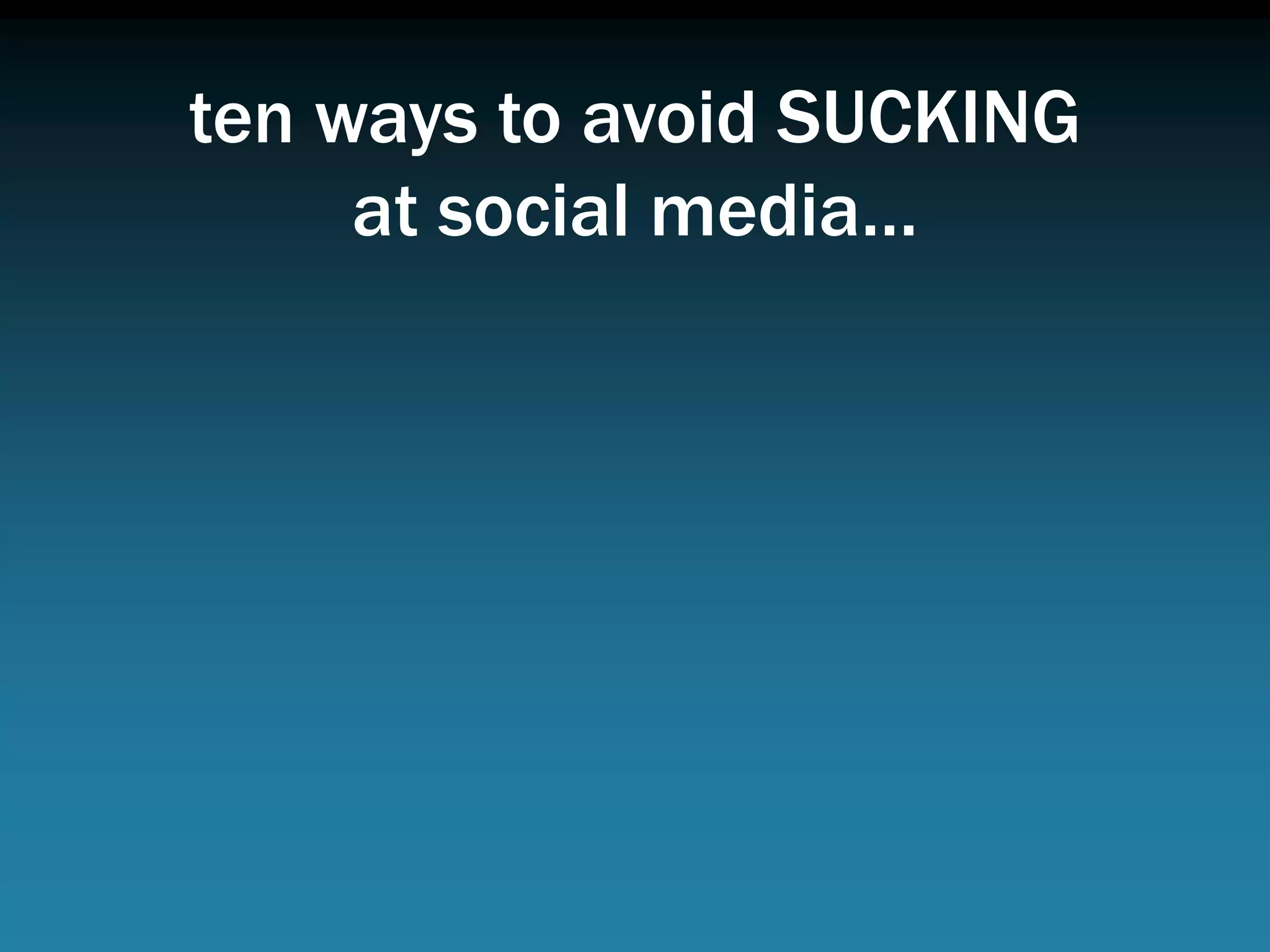 what does SUCCESS look like?
 