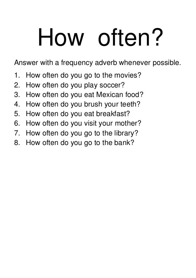 how often does a how often how often does a how often