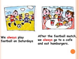 NEVER…..NOT AT ANY TIMETheactionisnotperformedNICTE NEVER EATS CAKE