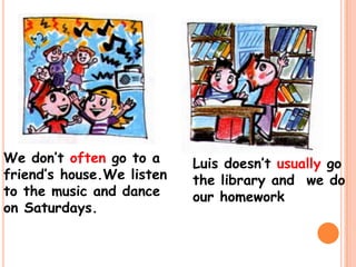 After the football match,  we always go to a cafe and eat hamburgers.We always play football on Saturdays