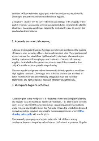 How Often Should Adelaide Offices Schedule Cleaning Services.docx