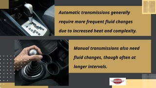 How often should you change transmission fluid on a Mini Cooper PPTX