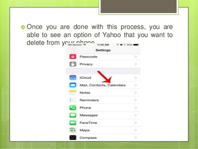 How one can Remove Yahoo Mail Account from iPhone?
