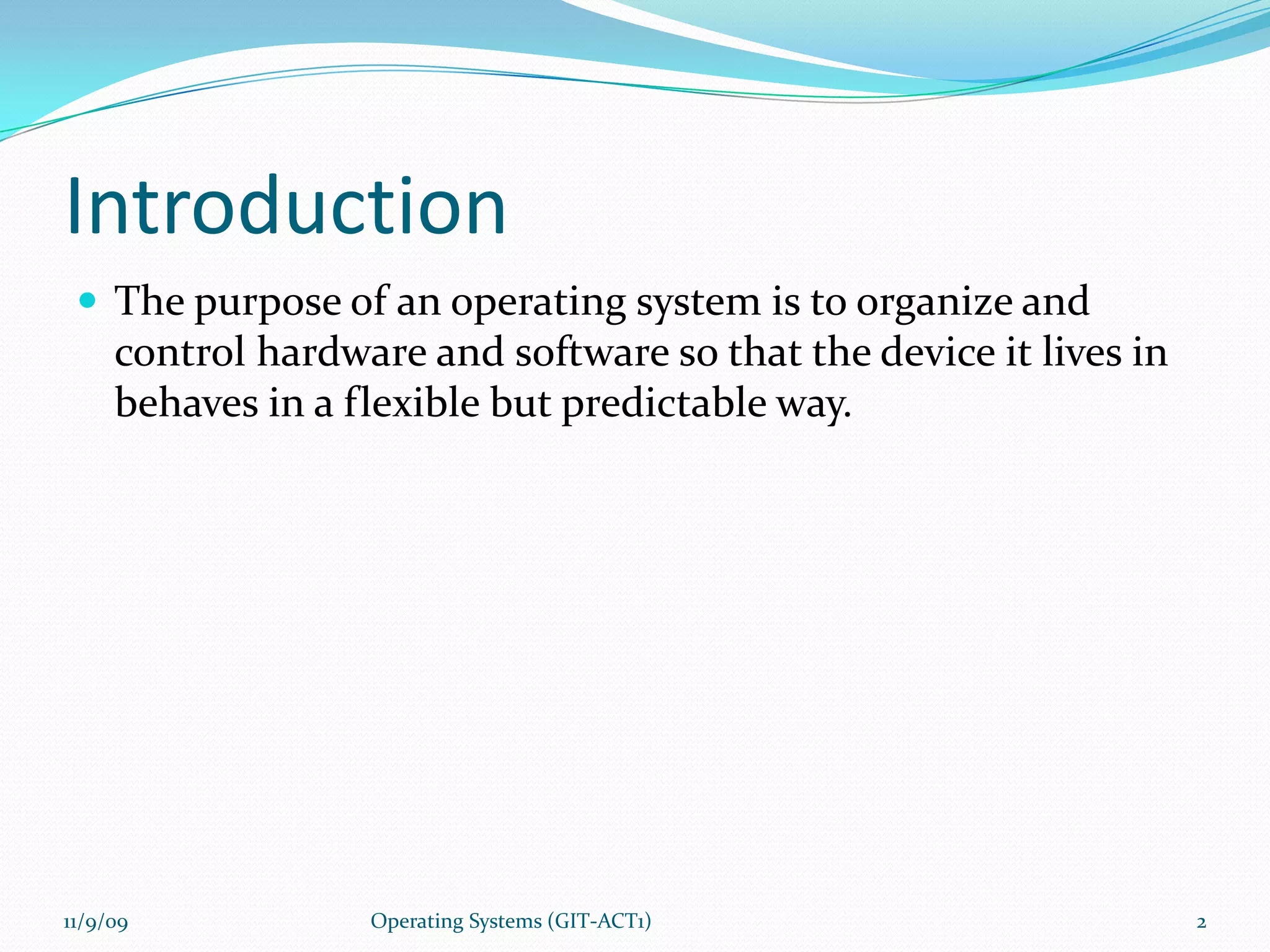 How Operating System Works | PPTX