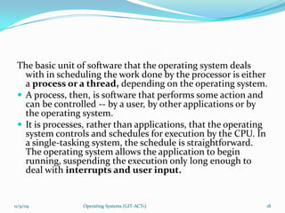 How Operating System Works | PPTX