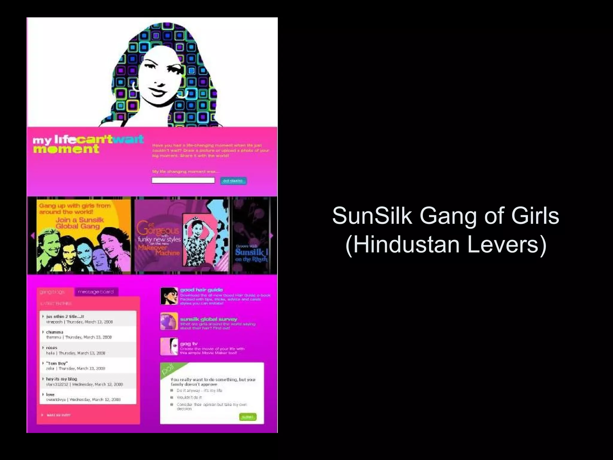 SunSilk Gang of Girls (Hindustan Levers) 