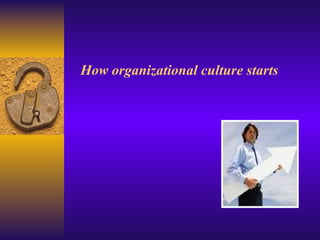 How organizational culture starts 