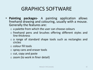 Keeping Accurate RecordsSpreadsheets can be used for financial workThis saves the time and reduce the risks of errorsDatabases can be used to storeStaff Records