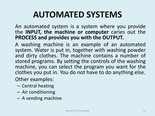 ImportantA collective name for the range of pictures, images and drawings produced by a computer is graphics.The tiny dots that make up images produced with painting packages are called pixels.Images stored in bitmap format take up a large amount of memory.Images stored in bitmap format lose their quality when resized.Sound clips are NOT a feature commonly found in painting packages.Vector images are made up of lines, shapes and coordinates.CAD stands for Computer Aided Design.CAD packages are used by engineers and architects to produce technical drawings.Manoj K. CVS Lonavala21