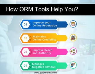 www.quickmetrix.com
How ORM Tools Help You?
 
