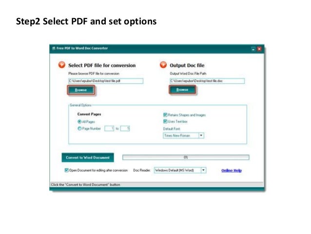 who to convert pdf to word