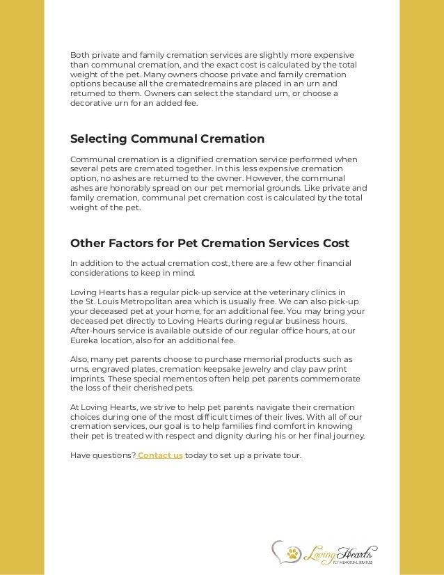 How Personalized Services Affect Your Pet Cremation Costs