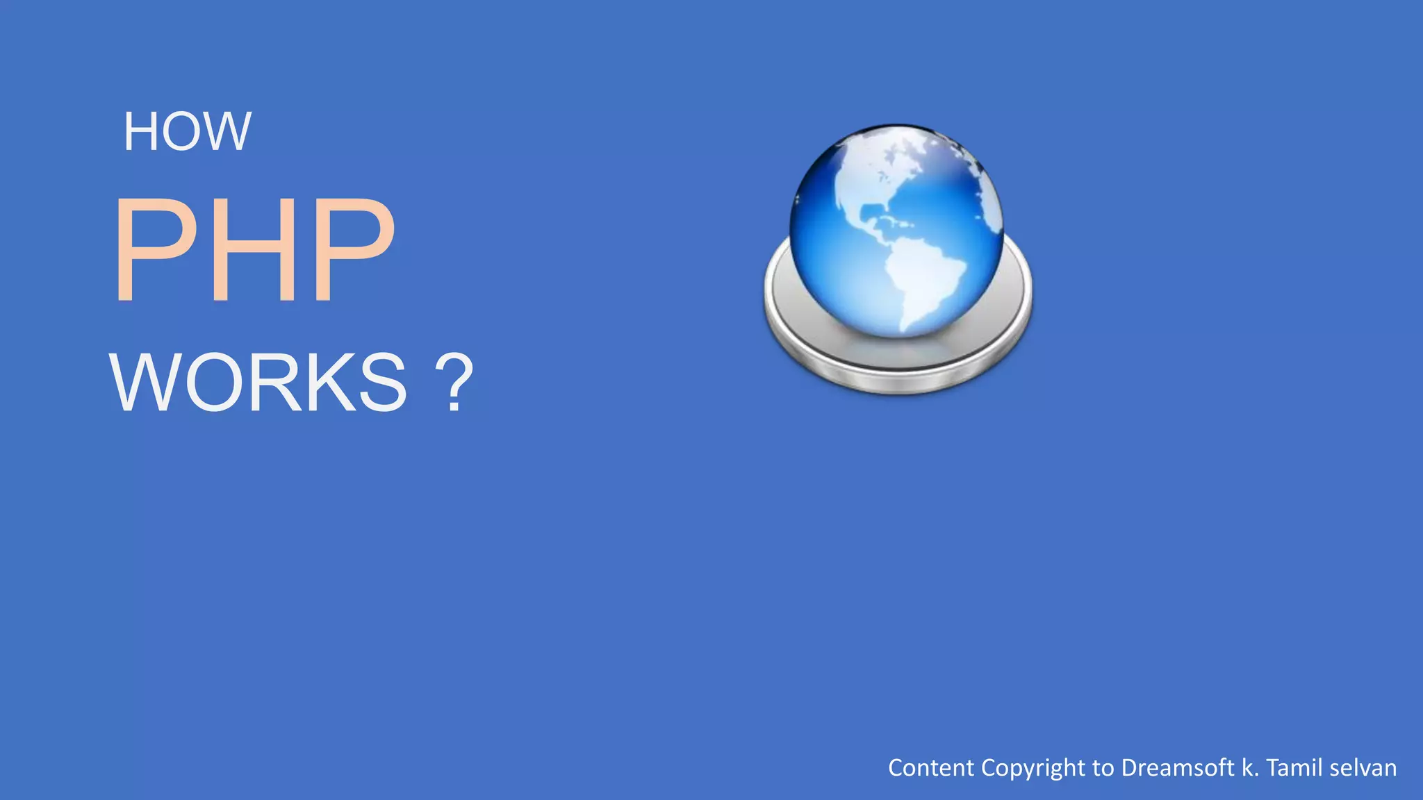 How php works | PPT