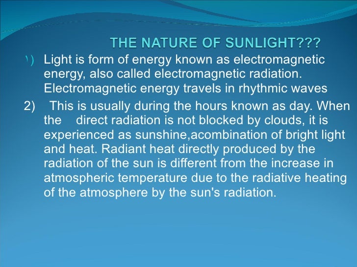 How plant absorb sunlight