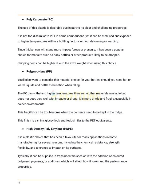 How plastic bottles are made