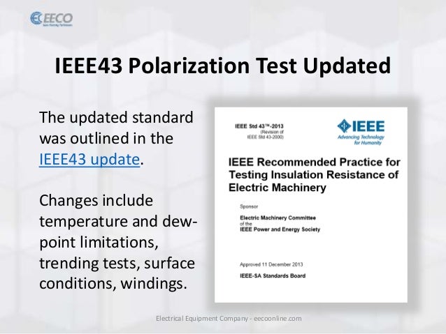 How polarization index testing extends motor life