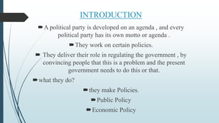 HOW POLITICAL PARTIES DEVELOPED AND THEIR ROLE.pptx