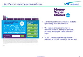 How price comparison websites affect market performance in the UK Slide 12
