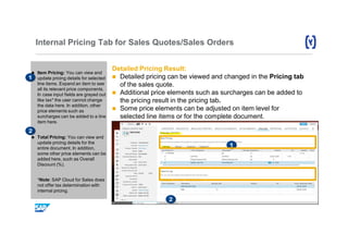 How pricing works in sap hybris cloud for customer | PDF