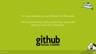@ﬂinc, @m_ic
For code reviews we use Githubs Pull Requests.
Pair programming is also a great way, especially
when you are new in the team.
 