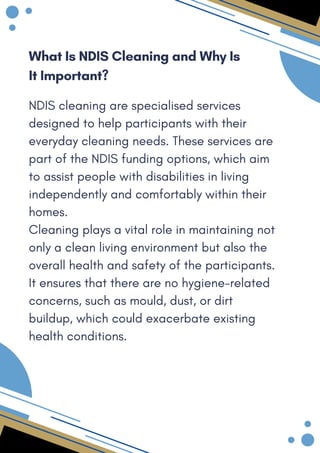 How Professional NDIS Cleaning Services Ensure a Clean & Safe ...