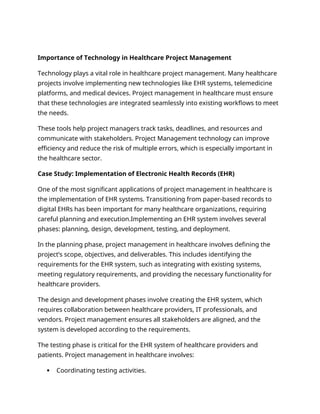 How Project Management is useful in Healthcare.docx