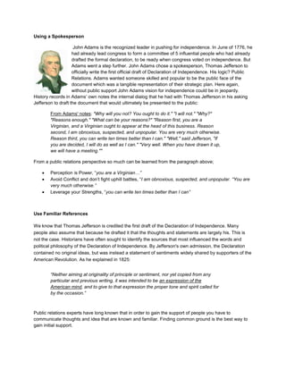 declaration of independence influential ideas