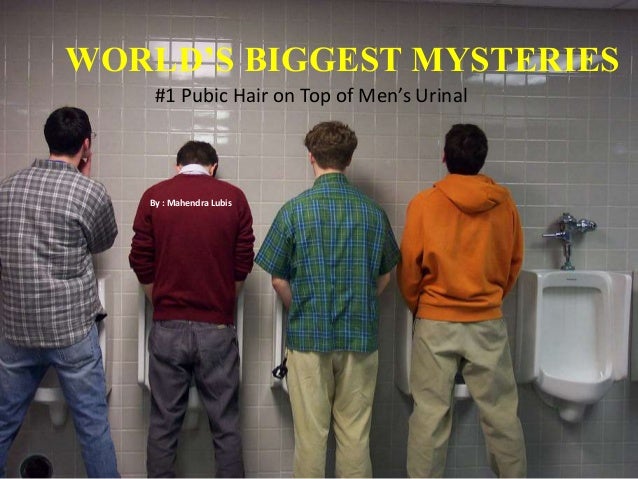 How Pubic Hair Ends On Top Of Men S Urinal