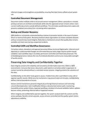 How QMS Software Keeps Your Data Secure and Confidential | PDF