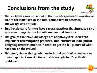 How qualitative studies and gender analysis can add value to the assessment of dietary exposure to aflatoxins in Kenya