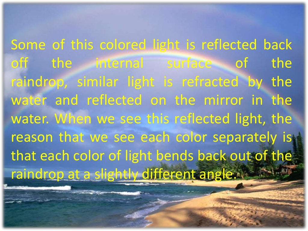 How rainbow is formed