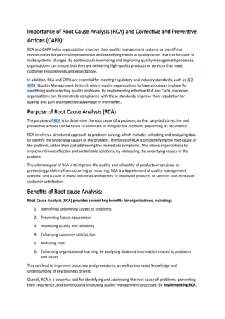 How RCA and CAPA Improve Organisational Resilience and Problem Solving.pdf