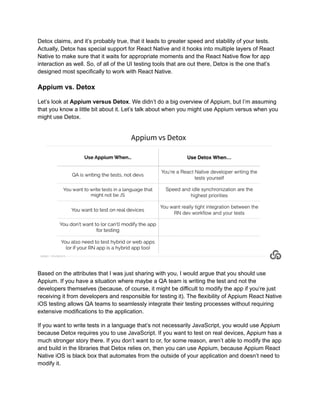 How React Native Testing Works And Appium's Role in Automating It.pdf