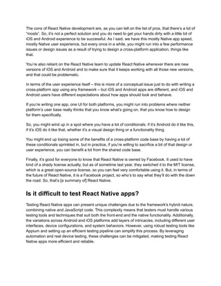 How React Native Testing Works And Appium's Role in Automating It.pdf