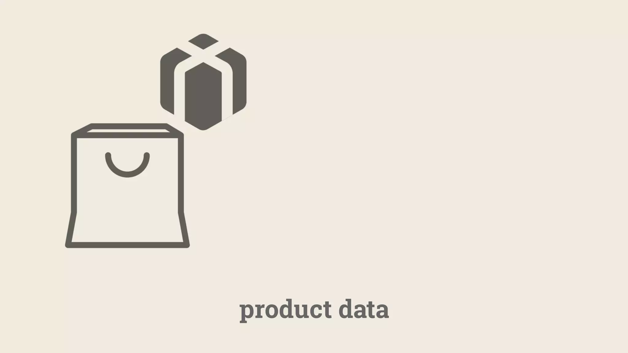 product data
 