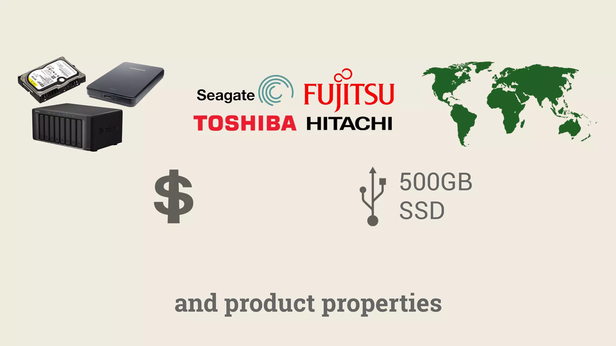 and product properties
500GB
SSD
 