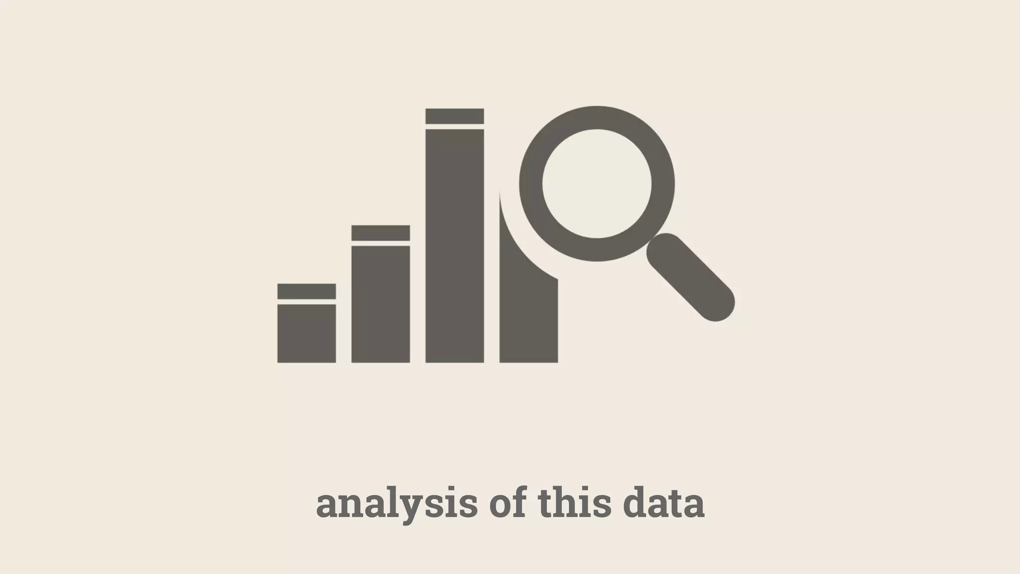 analysis of this data
 