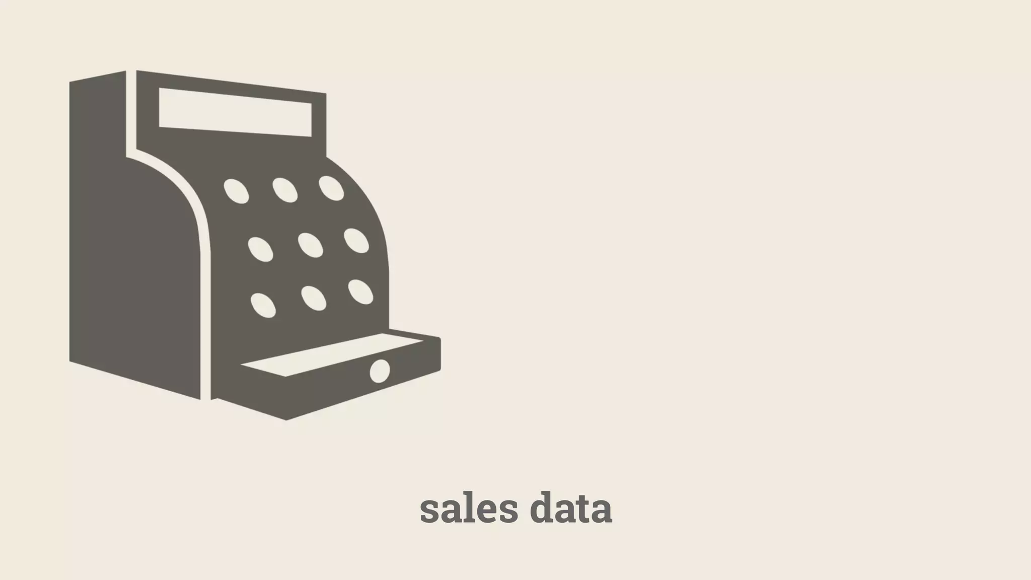 sales data
 