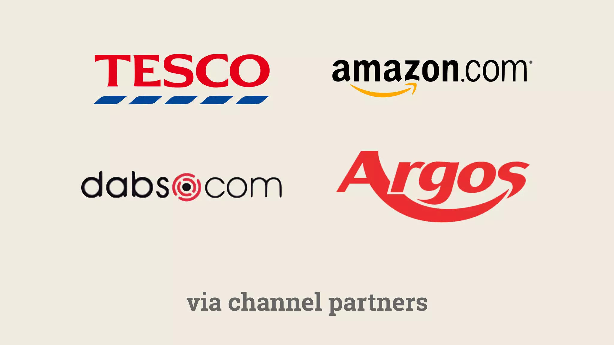 via channel partners
 